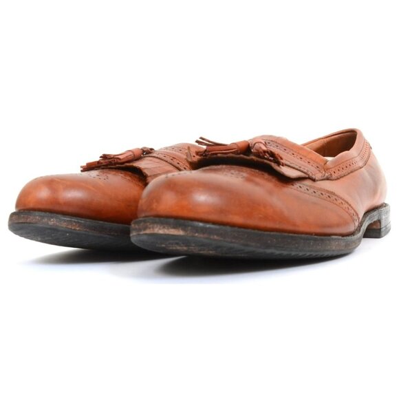 Allen Edmonds Bridgeton Men\'s Size 13 Dress Shoes Leather Kiltie Tassel Loafers main image 14